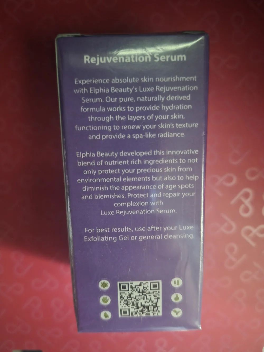 ELPHIA Beauty Luxe Rejuvenation Serum - Silver & Light Pink
